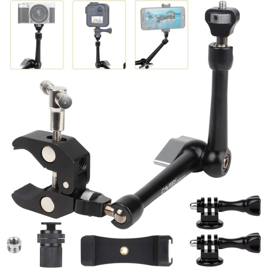 Cayer Articulating Magic Arm with Super Clamp and Phone Holder Cayer Articulating Magic Arm with Super Clamp and Phone Holder